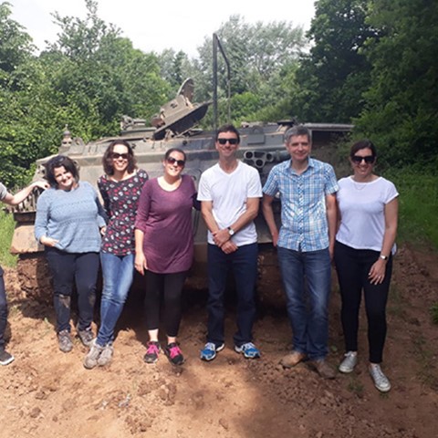 Team building tank training